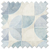 Mosaic Tile, Aquamarine - Motorised Roman Blind